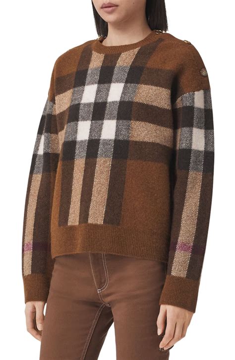 ddg burberry sweater|burberry cashmere check sweater.